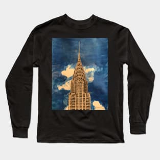 The Chrysler Building Long Sleeve T-Shirt